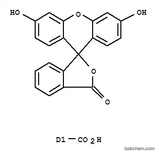 Molecular Structure of 72088-94-9 (5(6)-Carboxyfluorescein)