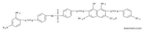Molecular Structure of 72089-20-4 (2,7-Naphthalenedisulfonic acid, 4-amino-6-4-4-(2,4-diaminophenyl)azophenylaminosulfonylphenylazo-5-hydroxy-3-(4-nitrophenyl)azo-)