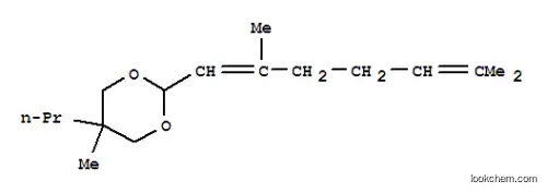 Molecular Structure of 7212-99-9 (2-(2,6-dimethylhepta-1,5-dienyl)-5-methyl-5-propyl-1,3-dioxane)