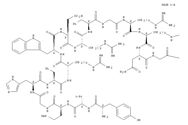 g3-Melanotropin (cattle peptidemoiety), 1-de-L-lysine- (9CI)