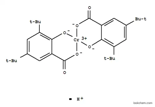 Molecular Structure of 72869-85-3 (hydrogen bis[3,5-di-tert-butylsalicylato(2-)-O1,O2]chromate(1-))