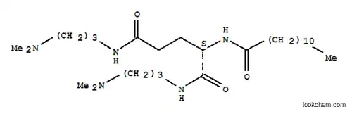 Molecular Structure of 73067-87-5 ((S)-N,N'-bis[3-(dimethylamino)propyl]-2-[(1-oxododecyl)amino]glutaramide)