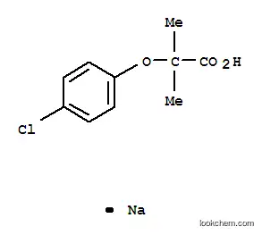 Molecular Structure of 7314-47-8 (sodium 2-(4-chlorophenoxy)-2-methylpropionate)