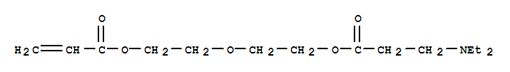 b-Alanine, N,N-diethyl-,2-[2-[(1-oxo-2-propen-1-yl)oxy]ethoxy]ethyl ester