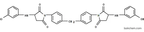Molecular Structure of 73384-87-9 (5-Pyrrolidinedione, 1, 1'-(methylenedi-4,1-phenylene)bis[3-[(3-hydroxyphenyl)amino]-2 2,5-pyrrolidinedione, 1,1'-(methylenedi-4,1-phenylene)bis[3-[(3-hydroxyphenyl)a 2,5-Pyrrolidinedione,1,1'-(methylenedi-4,1-phenylene)bis[3-[(3-hydroxyphenyl)amino]-)