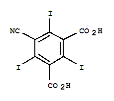 1,3-Benzenedicarboxylicacid, 5-cyano-2,4,6-triiodo-