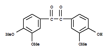 Ethanedione,(3,4-dimethoxyphenyl)(4-hydroxy-3-methoxyphenyl)- (9CI) cas  7356-79-8