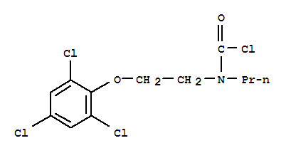 N-propyl-N-[2-(2,4,6-trichlorophenoxy)ethyl]carbamoyl chloride