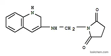 Molecular Structure of 73927-00-1 (Succinimide, N-(1,2-dihydro-3-quinolylaminomethyl)-)