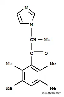 Molecular Structure of 73932-50-0 (2-imidazol-1-yl-1-(2,3,5,6-tetramethylphenyl)propan-1-one)
