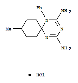 2,4-DIAMINO-9-METHYL-1-PHENYL-1,3,5-TRIAZASPIRO(5.5)UNDECA-2,4-DIENE H YDROCHLORIDE