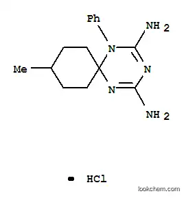 Molecular Structure of 73941-04-5 (2,4-Diamino-9-methyl-1-phenyl-1,3,5-triazaspiro(5.5)undeca-2,4-diene h ydrochloride)