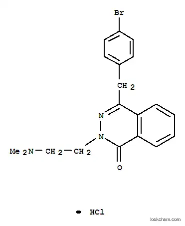 Molecular Structure of 73972-91-5 (1(2H)-Phthalazinone, 4-(p-bromobenzyl)-2-(2-(dimethylamino)ethyl)-, hy drochloride)