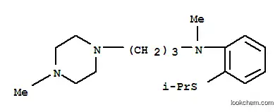 Molecular Structure of 74037-92-6 (Piperazine, 1-(3-(N-(2-isopropylthiophenyl)-N-methylamino)propyl)-1-me thyl-)