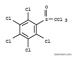 Molecular Structure of 74039-46-6 (Sulfoxide, pentachlorophenyl trichloromethyl)