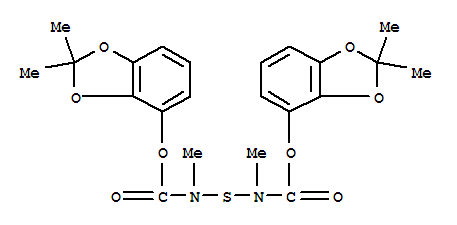 (2,2-DIMETHYLBENZO[1,3]DIOXOL-4-YL) N-[(2,2-DIMETHYLBENZO[1,3]DIOXOL-4 -YL)OXYCARBONYL-METHYL-AMINO]SULFANYL-N-METHYL-CARBAMATE