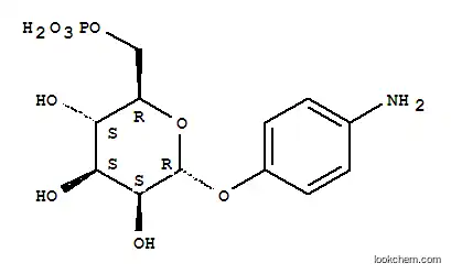 Molecular Structure of 74160-60-4 (4-aminophenyl 6-phospho-alpha-mannopyranoside)