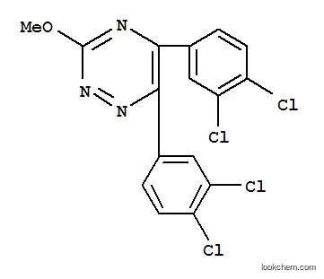 Molecular Structure of 74417-14-4 (1,2,4-Triazine, 5,6-bis(3,4-dichlorophenyl)-3-methoxy-)
