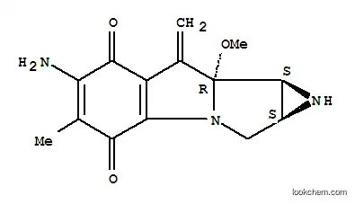 Molecular Structure of 74422-23-4 (1a-demethylmitomycin G)