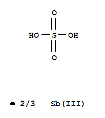 Sulfuric acid,antimony(3+) salt (3:2) (6CI,7CI,9CI)