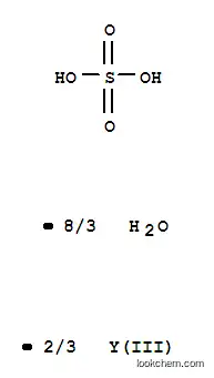 Molecular Structure of 7446-33-5 (YTTRIUM SULFATE OCTAHYDRATE)