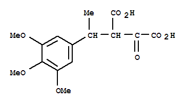 Butanedioic acid,2-oxo-3-[1-(3,4,5-trimethoxyphenyl)ethyl]- cas  7466-18-4