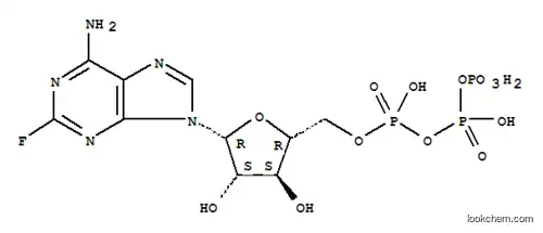 2-Fluoro-9-[5-O-(hydroxy{[hydroxy(phosphonooxy)phosphoryl]oxy}phosphoryl)pentofuranosyl]-9H-purin-6-amine