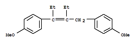 Benzene,1,1'-(1,2-diethyl-1-propene-1,3-diyl)bis[4-methoxy- (9CI) cas  74886-24-1