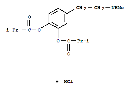 4-[2-(methylamino)ethyl]-1,2-phenylene isobutyrate hydrochloride