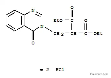 Molecular Structure of 75159-43-2 (diethyl 2-[(4-oxoquinazolin-3-yl)methyl]propanedioate dihydrochloride)