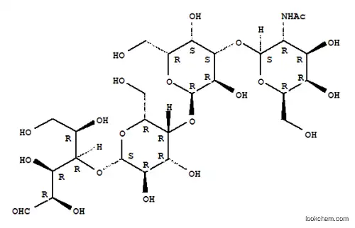 Molecular Structure of 75660-79-6 (Globo-N-tetraose)