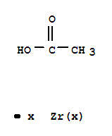 Acetic acid, zirconiumsalt (1: )