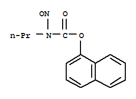 Carbamic acid,nitrosopropyl-, 1-naphthalenyl ester (9CI)