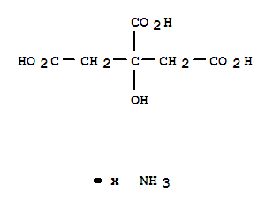1,2,3-Propanetricarboxylicacid, 2-hydroxy-, ammonium salt (1: )