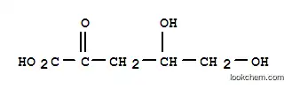 Molecular Structure of 7636-04-6 (2-keto-3-deoxy-L-arabonate)