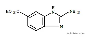 Molecular Structure of 76391-97-4 (2-AMINO-1H-BENZIMIDAZOLE-5-CARBOXYLIC ACID)