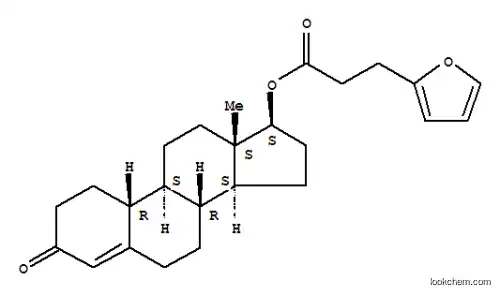 Molecular Structure of 7642-64-0 (17beta-hydroxyestr-4-en-3-one 17-[3-(2-furyl)propionate])