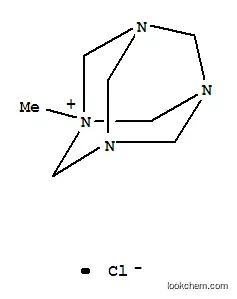 Molecular Structure of 76902-90-4 (1-Methyl-3,5,7-triaza-1-azonia tricyclo (3.3.1.1.(3.7)) decane)