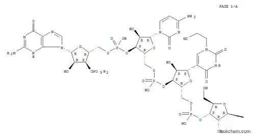 Molecular Structure of 76939-72-5 (ribosylthymine phosphate-pseudouridine phosphate-cytidine phosphate-guanosine phosphate)
