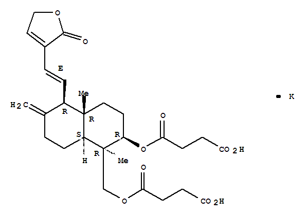 Potassium dehydroandrographolide succinate