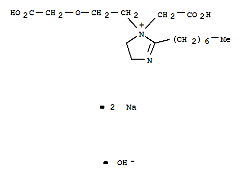1H-Imidazolium,1-[2-(carboxymethoxy)ethyl]-1-(carboxymethyl)-2-heptyl-4,5-dihydro-, hydroxide,sodium salt (1:1:2)