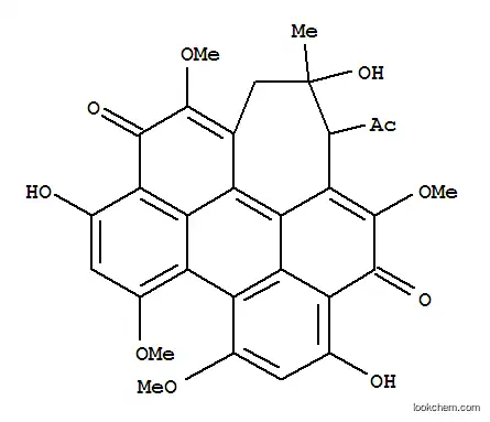 Molecular Structure of 77029-83-5 (HYPOCRELLIN A)