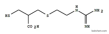 Molecular Structure of 77102-28-4 (2-mercaptomethyl-3-guanidinoethylthiopropionic acid)
