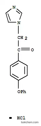 Molecular Structure of 77234-71-0 (N-((4-Phenoxybenzoyl)methyl)imidazole hydrochloride hydrate)