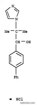 Molecular Structure of 77234-87-8 (alpha-(2-(1-Imidazolyl)-2-propyl)-4-biphenylmethanol hydrochloride)
