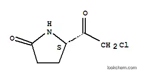 Molecular Structure of 77319-03-0 (2-Pyrrolidinone, 5-(chloroacetyl)-, (S)- (9CI))