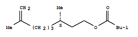 Butanoic acid,3-methyl-, (3S)-3,7-dimethyl-7-octen-1-yl ester