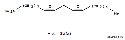 Molecular Structure of 7779-63-7 (iron (9Z,12Z)-octadeca-9,12-dienoate)