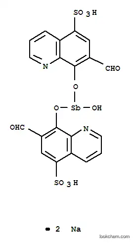 Molecular Structure of 77824-43-2 (disodium: antimony: 7-formyl-8-hydroxy-quinoline-5-sulfonate: 7-formyl -8-hydroxy-quinoline-5-sulfonic acid: hydroxide)