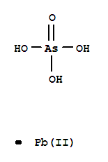 Arsenic acid (H3AsO4),lead(2+) salt (1:1)                                                                                                                                                               